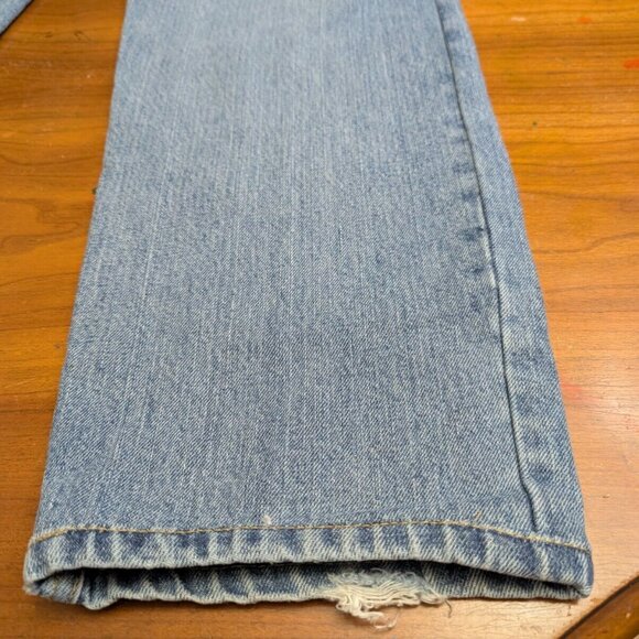 Cinch Black Label Jeans Mens 38x32 Blue Denim Light Wash Western Cowboy Loose - Picture 7 of 15